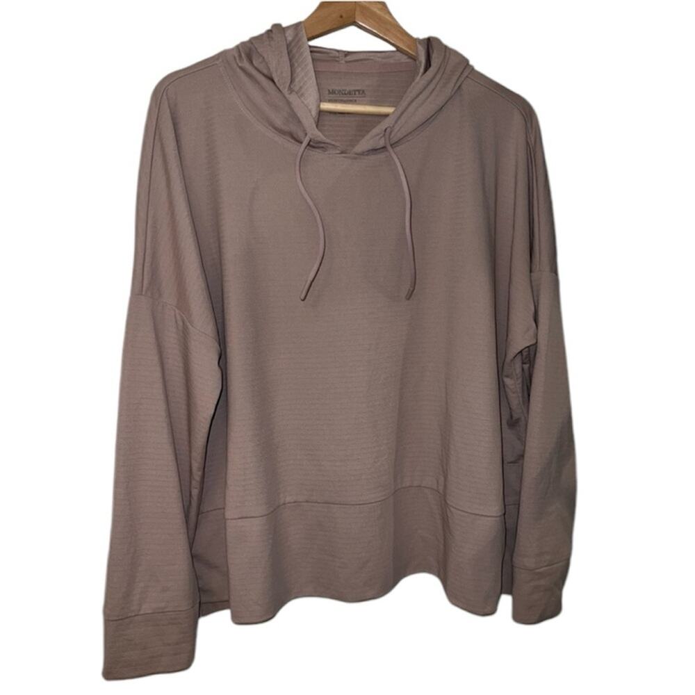 Mondetta Activewear Oversized Pink Hoodie Size Large